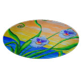 Orchid Sunset Schneidebrett (Ecke)