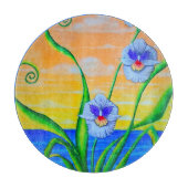 Orchid Sunset Schneidebrett (Vorderseite)