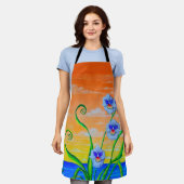 Orchid Sunset Schürze (Getragen)
