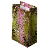 Orchid tall Gift Bag Kleine Geschenktüte (Rückseite Schrägansicht)