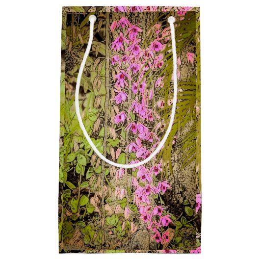 Orchid tall Gift Bag Kleine Geschenktüte (Vorderseite)