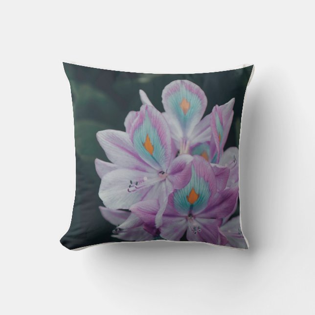 Orchid Throw Pilze Kissen (Vorderseite)