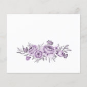 Orchid Time Kapsel Hochzeitstag Karte (Hinten)