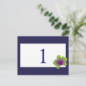 Orchid-Tischnummer Postkarte (Stehend Vorderseite)