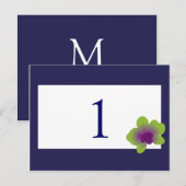 Orchid-Tischnummer Postkarte (Vorne/Hinten)