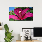 Orchid Tree Blossom Tropical Floral Poster (Heimbüro)