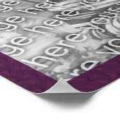 Orchid Tribrahmen hinzufügen Ihr Foto Poster (Ecke)