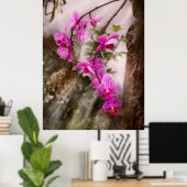 Orchid - Tropische Leidenschaft Poster (Heimbüro)