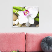 Orchid und Bamboo Leinwanddruck (Insitu (Wohnzimmer))