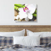 Orchid und Bamboo Leinwanddruck (Insitu (Schlafzimmer))