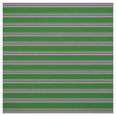Orchid und dunkelgrüne Linien Stoff (Muster)