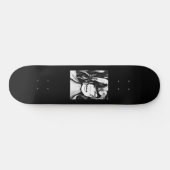 Orchid und Ghost Skateboard Deck von Samira Sperry (Horizontal)