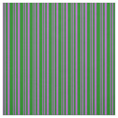Orchid und grüne farbige Linien Stoff (Muster)