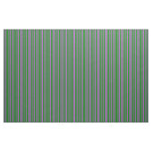 Orchid und grüne farbige Linien Stoff (Fat Quarter (45,7 x 55,9 cm))