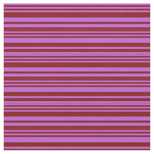Orchid- und Maroon-Muster Stoff (Nahaufnahme)