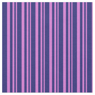 Orchid und Midnight Blue Colos Muster Stoff