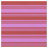 Orchid und Red Pattern Stoff (Nahaufnahme)