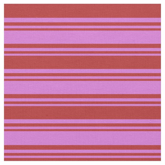 Orchid und Red Pattern Stoff (Nahaufnahme)