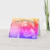 Orchid Up Nah Rainbow Personalisiert Geburtstag Karte (Vorderseite)