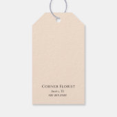 Orchid Vielen Dank für Ihre Unterstützung für klei Geschenkanhänger (Rückseite)