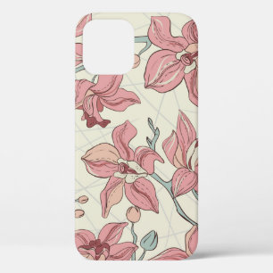 Orchid Vintages Muster: Elegantes Papier Case-Mate iPhone Hülle