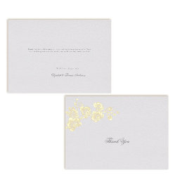 Orchid Vows Elfenbein Formal Classic Wedding Viele Folieneinladung