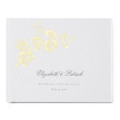 Orchid Vows Elfenbein Formal Moderne klassische Ho Gästebuch