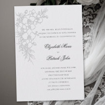 Orchid Waltz Formal Traditional Ivory Wedding