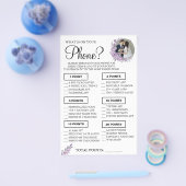 Orchid Was auf Ihrem Handy Showspielkarte Flyer (Einzeln)