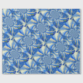 Orchid Watercolor-Malerei, Wolken Mandala Geschenkpapier (Flach)