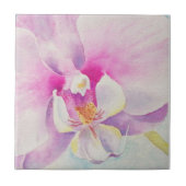 Orchid Watercolor Tile Fliese (Vorderseite)