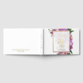 Orchid Wedding Foil Gästebuch (Voll)