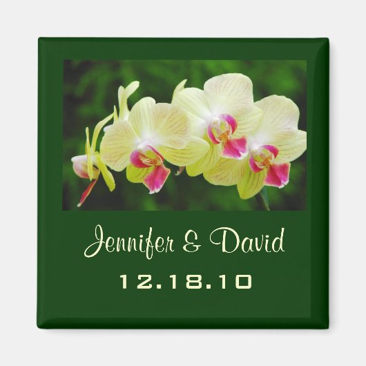 Orchid Wedding Magnet (Vorne)