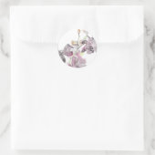 Orchid Wedding Umschlag Aufkleber (Tasche)