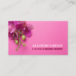 Orchid WELLNESS-CENTER Salon Aromatherapie Massage Visitenkarte