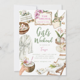 Orchid Wellness-Center Weekend Einladung