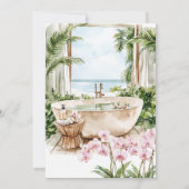 Orchid Wellness-Center Weekend Einladung (Rückseite)