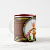 Orchid - Wird der Slipper passen Zweifarbige Tasse (Vorderseite Links)