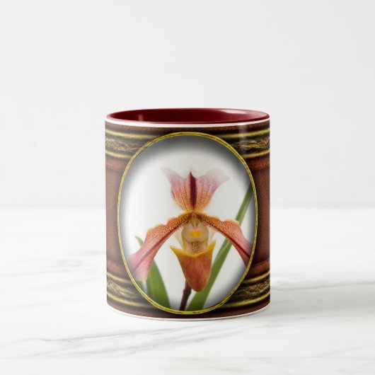 Orchid - Wird der Slipper passen Zweifarbige Tasse (Mittel)