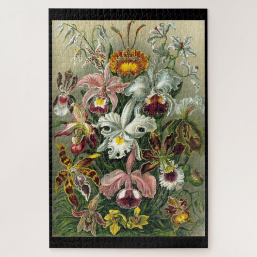 "Orchidae" von Ernst Haeckel Jigsaw Puzzle (Vertikal)