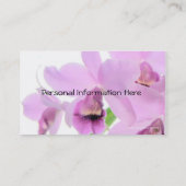 Orchidee 1 visitenkarte (Rückseite)