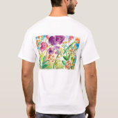 Orchidee 8 T-Shirt (Rückseite)