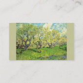 Orchidee, Bauernhof, Garten Kunstgiesserei Visiten Visitenkarte (Rückseite)