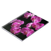 Orchidee blüht Notizbuch Notizblock (Linke Seite)
