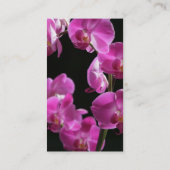 Orchidee blüht Visitenkarten Visitenkarte (Rückseite)
