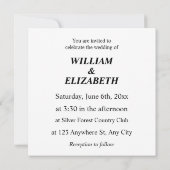 Orchidee Blume Aquarell in sanften Pastellfarben Einladung (Rückseite)