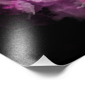 Orchidee Blume Aquarell - Rosa bb 02 Fotodruck (Ecke)