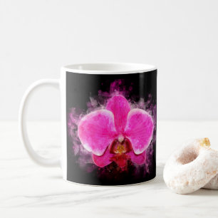 Orchidee Blume Aquarell - Rosa bb 02 Kaffeetasse