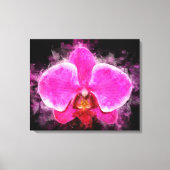 Orchidee Blume Aquarell - Rosa bb 02 Leinwanddruck (Vorderseite)