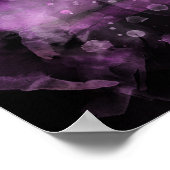 Orchidee Blume Aquarell - Rosa bb 03 Poster (Ecke)